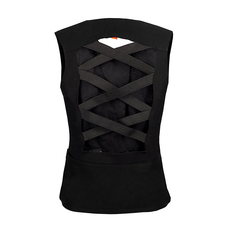 "Tempest" Stretch Twill Shooting Vest w/Asymmetrical Zipper