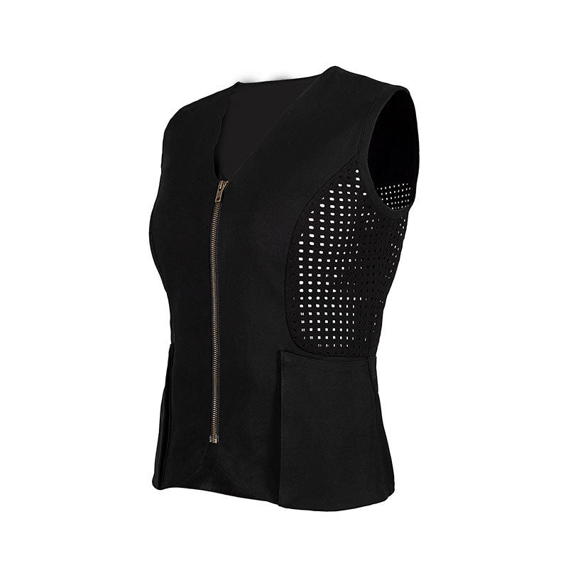 "Grace" Shooting Vest with Laser Cut Side and Back Contrast